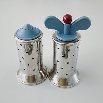 Alessi - Michael Graves - Olie-en-azijnstelletje (2) - zout-