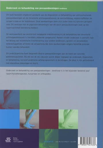 Onderzoek en behandeling van peesaandoeningen / Tendinose /, Verzenden, Gelezen