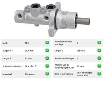 Hoofdremcilinder Opel Antara 3.0 (2010-2015), Verzenden, Nieuw, Opel