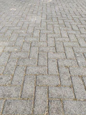 Gebruikte betonklinkers Doetinchem zwart (op pallets)..., Ophalen of Verzenden, Gebruikt, Klinkers