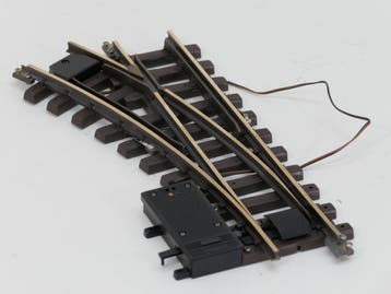 LGB 12150 Digitaal Elektr.Weiche Links, R1,30Grad, Met Sc..., Ophalen of Verzenden, Gebruikt, Rails, LGB