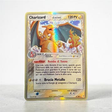Pokémon - 1 Card - Charizard 4/100 Foil - EX, Nieuw