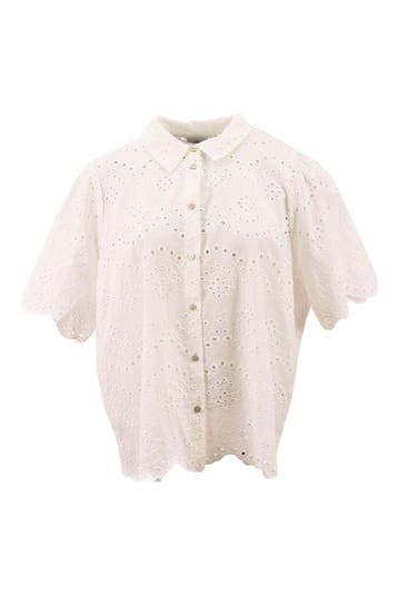 Only Carmakoma Blouse in maat 48 Wit, Only Carmakoma, Verzenden, Zo goed als nieuw, Wit