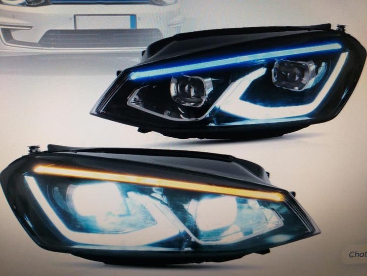 koplampen Volkswagen Golf 7 Full LED, Auto-onderdelen, Verlichting, Nieuw, Volkswagen, Ophalen of Verzenden