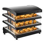 GGM Gastro | Warmhoudvitrine - 995mm - 1,02kW - 3 niveaus -, Verzenden, Nieuw in verpakking