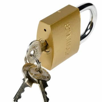 Stahlex Hangslot - Ø 50 mm - Inclusief 3 sleutels - Gehar.., Ophalen of Verzenden, Nieuw
