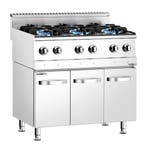 GGM Gastro | Gasfornuis - 900x600mm - 19,6 kW - 6-pits |, Verzenden