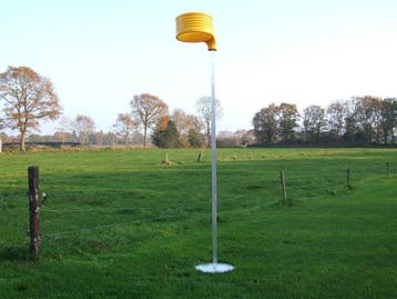 Korfbalpaal aluminium paal voor op gras, Sport en Fitness, Nieuw