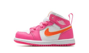 Air Jordan 1 Mid Pinksicle Safety Orange (TD), Nieuw