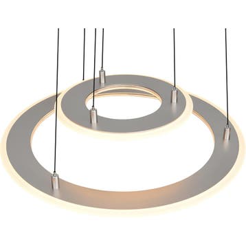 LED Hanglamp - Trio Select Cromer - 1 Lichtpunt van 53 Watt, Ophalen of Verzenden, Nieuw, Metaal, Overige fittingen