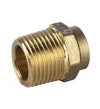 Koper soldeer messing puntstuk, buitendraad-28 mm x ¾, Verzenden, Nieuw