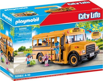 Playmobil City Life Amerikaanse Schoolbus - 70983 (Nieuw), Verzenden, Nieuw