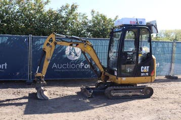 Veiling: Rupsgraafmachine Cat 301-7D Diesel 2013, Ophalen, Graafmachine