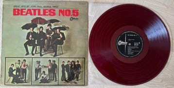 Beatles - THE BEATLES NO. 5 (Japan) – Red Everclean Vinyl –, Cd's en Dvd's, Vinyl Singles, Nieuw in verpakking
