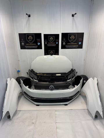 Voorkop Compleet VW Polo 6R bj.2016 kleur wit LC9A 2009/2017, Gebruikt, Volkswagen