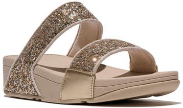 FitFlop - maat 42 - Lulu Multi-Tonal Glitter Slides, Verzenden, Nieuw