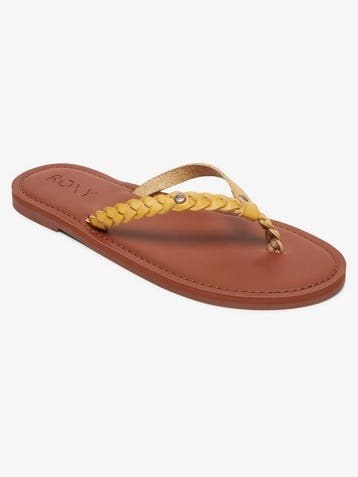 Roxy Livia - 41 - Dames Slippers - Mustard, Kleding | Dames, Schoenen, Verzenden, Nieuw