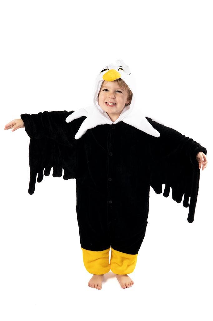 Onesie Adelaar Pakje 110-116 Adelaarpak Arend Kostuum Pak Zw, Kinderen en Baby's, Carnavalskleding en Verkleedspullen, Nieuw, 110 t/m 116