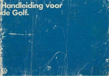 1979 Volkswagen Golf Handleiding Nederlands (4/10), Verzenden