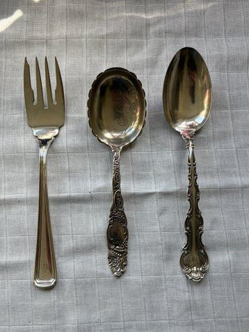 Gorham, Towle, Alvin - Opdienlepel - .925 zilver