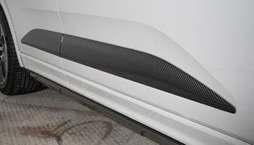 Porsche Macan EV Carbon Zijpanelen Set | Macan Electric, Verzenden