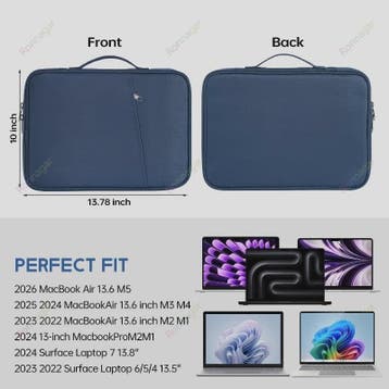 13 Inch Laptop Sleeve & Tas - Beschermhoes voor MacBook Air/, Verzenden, Nieuw