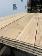 Eiken parketvloer. Onbehandeld. AB. 20x125mm.  6,66 m2., 5 tot 10 m², Zo goed als nieuw, 10 tot 30 cm, Hout