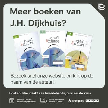 2 vmbo-kgt / Getal & Ruimte / leerboek - J.H. Dijkhuis, Verzenden, Zo goed als nieuw, J.H. Dijkhuis