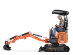 DELEKS® M130 Graafmachine 1.3 t Kubota D722 Onderstel 144 cm, Zakelijke goederen, Ophalen of Verzenden, Graafmachine