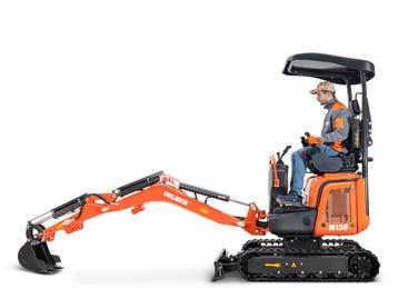 DELEKS® M130 Graafmachine 1.3 t Kubota D722 Onderstel 144 cm, Ophalen of Verzenden, Graafmachine