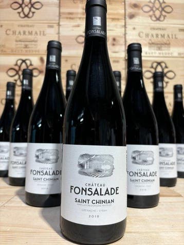 2019 Château Fonsalade - Saint-Chinian - 12 Flessen (0.75, Verzamelen, Wijnen, Nieuw