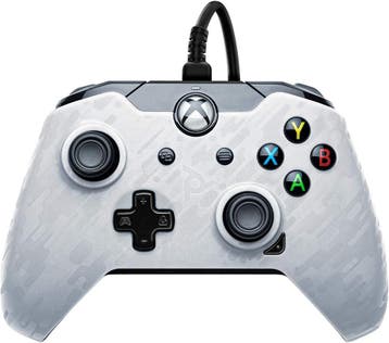 Xbox One Controller Wired - White Camo - PDP Xbox One, Ophalen of Verzenden, Zo goed als nieuw