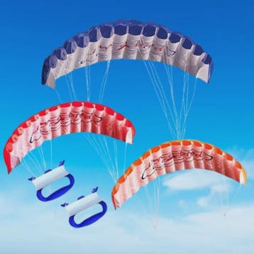 Dual Line Stunt Power Kite - Beginners Kitesurf & Strandplez, Watersport en Boten, Verzenden, Nieuw