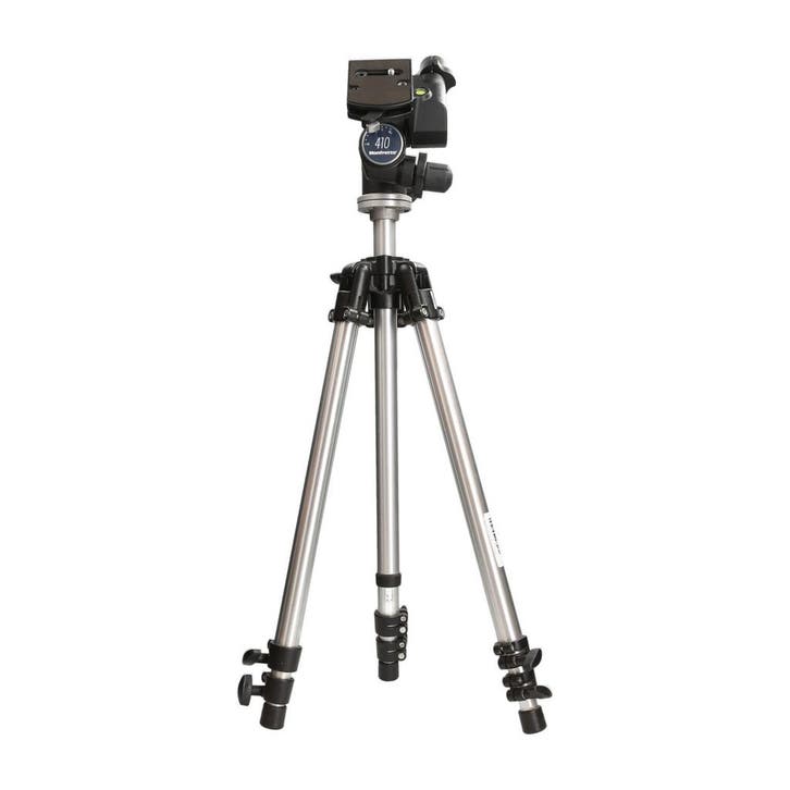 Manfrotto 290 Light Aluminium Statief - 1 jaar garantie, Audio, Tv en Foto, Fotografie | Fotostudio en Toebehoren, Zo goed als nieuw
