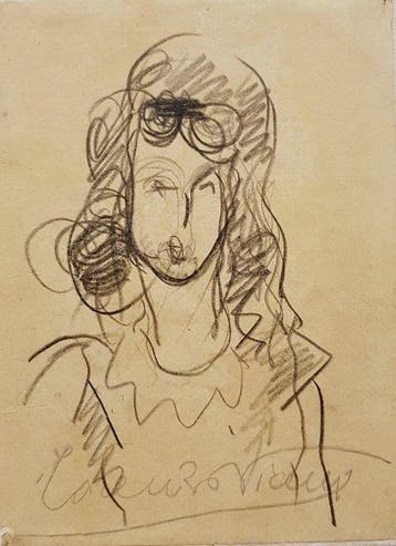 Lorenzo Viani (1882-1936) - Ritratto di fanciulla