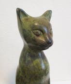 toegeschreven aan Pierre Chenet - Beeld, Poes - 17.5 cm -