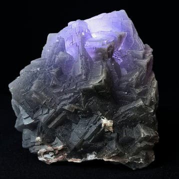 602 g massieve fluoriet „Cube“ – mysterieuze, mat