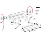 Thule Eindkap LH+RH 5200, Ophalen of Verzenden, Nieuw, Thule