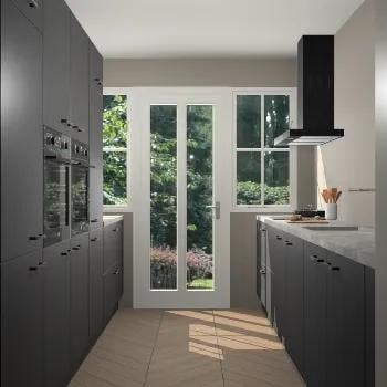 Zwarte keuken Olympia 88702, Huis en Inrichting, Keuken | Complete keukens, Verzenden