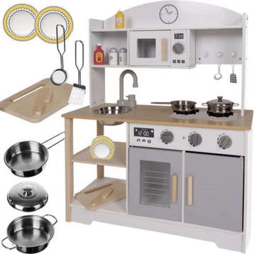 Kruzzel XL Houten Keuken - De Droomkeuken voor Jonge Chefs, Ophalen of Verzenden, Nieuw