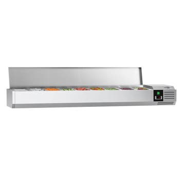 GGM Gastro | Opzetkoelvitrine PREMIUM - 1800x335mm - 8x GN |, Verzenden