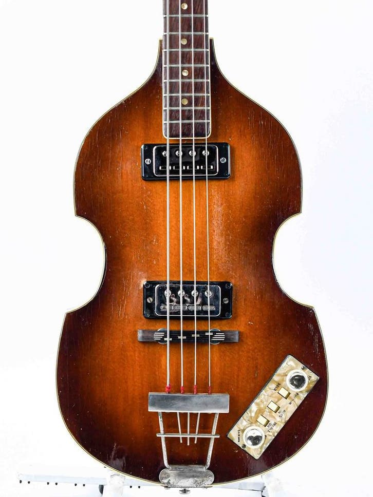 Höfner 500/1 Violin Bass Sunburst 1965 (Instrument), Muziek en Instrumenten, Snaarinstrumenten | Gitaren | Bas, Elektrisch, Gebruikt