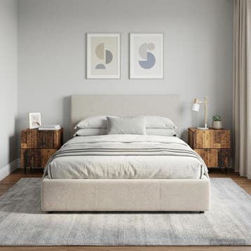 vidaXL Nachtkastje 2 st Oud hout 43 x 34,5 x 49,5 cm Bewerkt, Minder dan 45 cm, Verzenden, Nieuw, Minder dan 55 cm