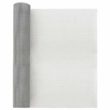vidaXL Gaas Scherm 40 x 500 cm 20 Mesh RVS 201 Zilverkleurig, Verzenden, Nieuw, IJzer