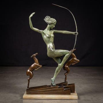 Beeld, Dit is een prachtig standbeeld van Diana 36.5 cm /