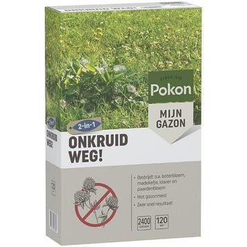 Paardenbloemen bestrijden gazon | Pokon | 120 m² (2400 gram), Verzenden, Nieuw