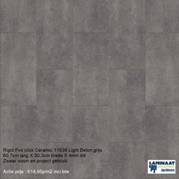 Goedkoop Pvc Click Tegel en 12 X Decor v.a €14,95m2 inc.btw, 75 m² of meer, Nieuw, Blauw, Pvc click tegel laminaat vloeren 