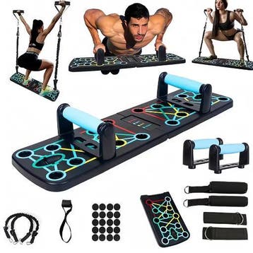 Draagbare Multifunctionele Push-Up Board Set Trainer X, Sport en Fitness, Verzenden, Nieuw