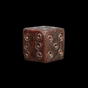 Oud-Romeins, Keizerrijk Been dobbelsteen - Ancient Roman