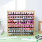 Bamboe Marker Organizer – Houten Stiftenhouder met 18/32 vak, Verzenden, Nieuw in verpakking